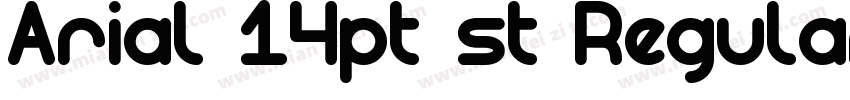 Arial 14pt st Regular字体转换